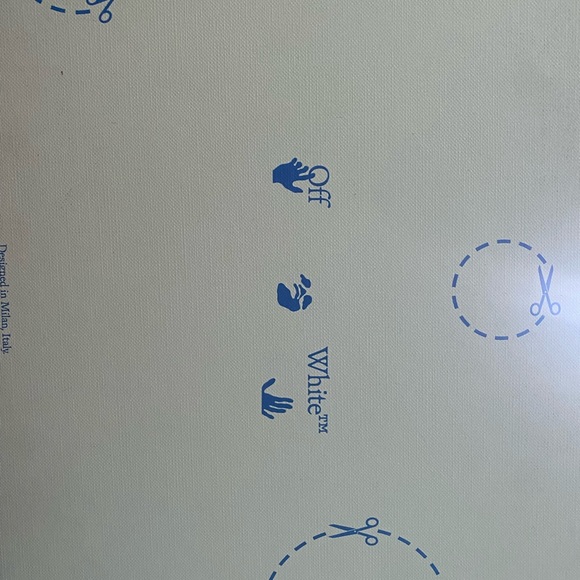 OFF WHITE LOW TOP SIZE 12 SHOES WORN ONCE - Picture 4 of 4